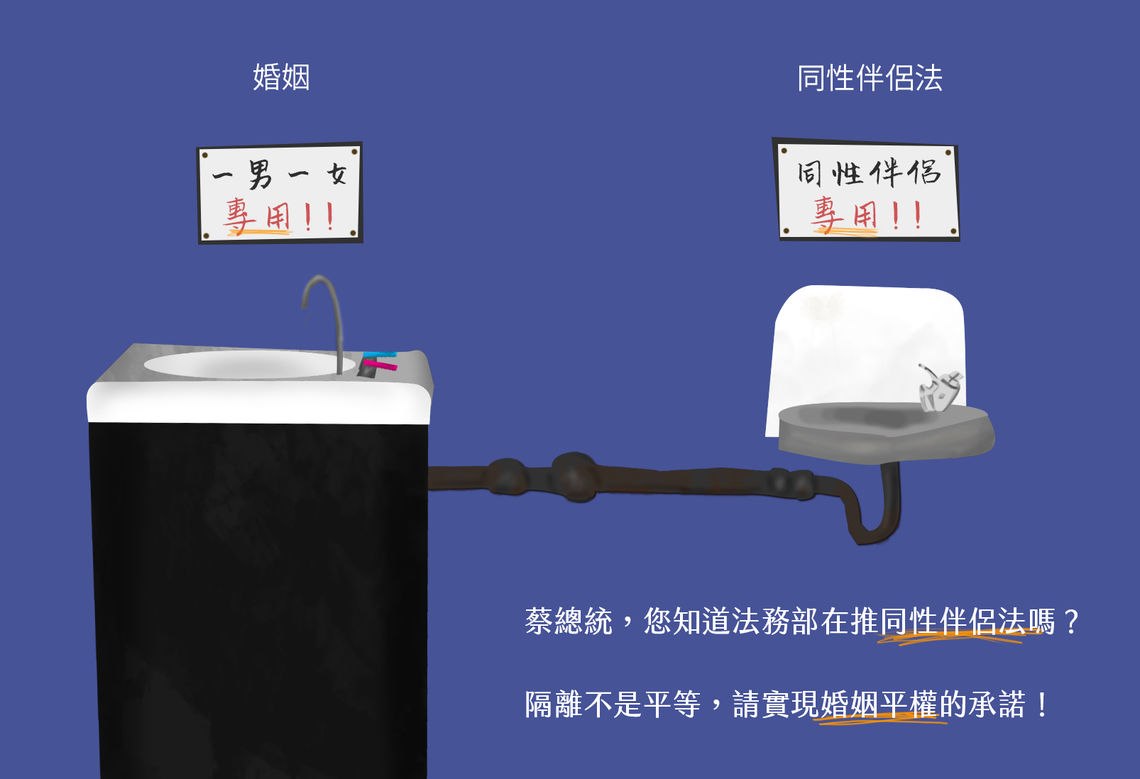 水龍頭 藍